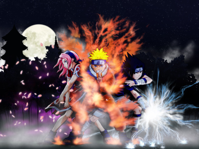 naruto in the rocking team 7